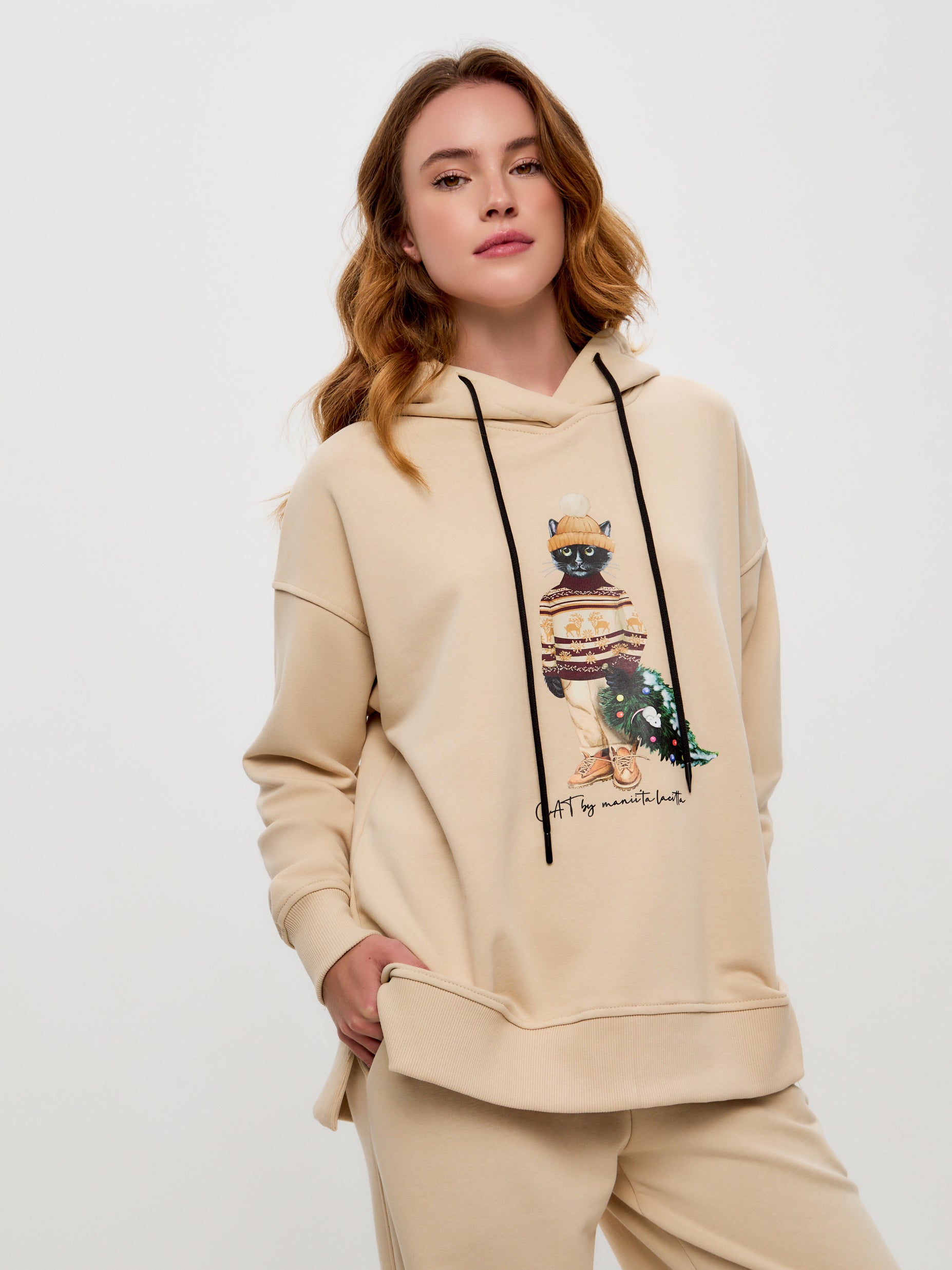 Printed oversized hoodie online