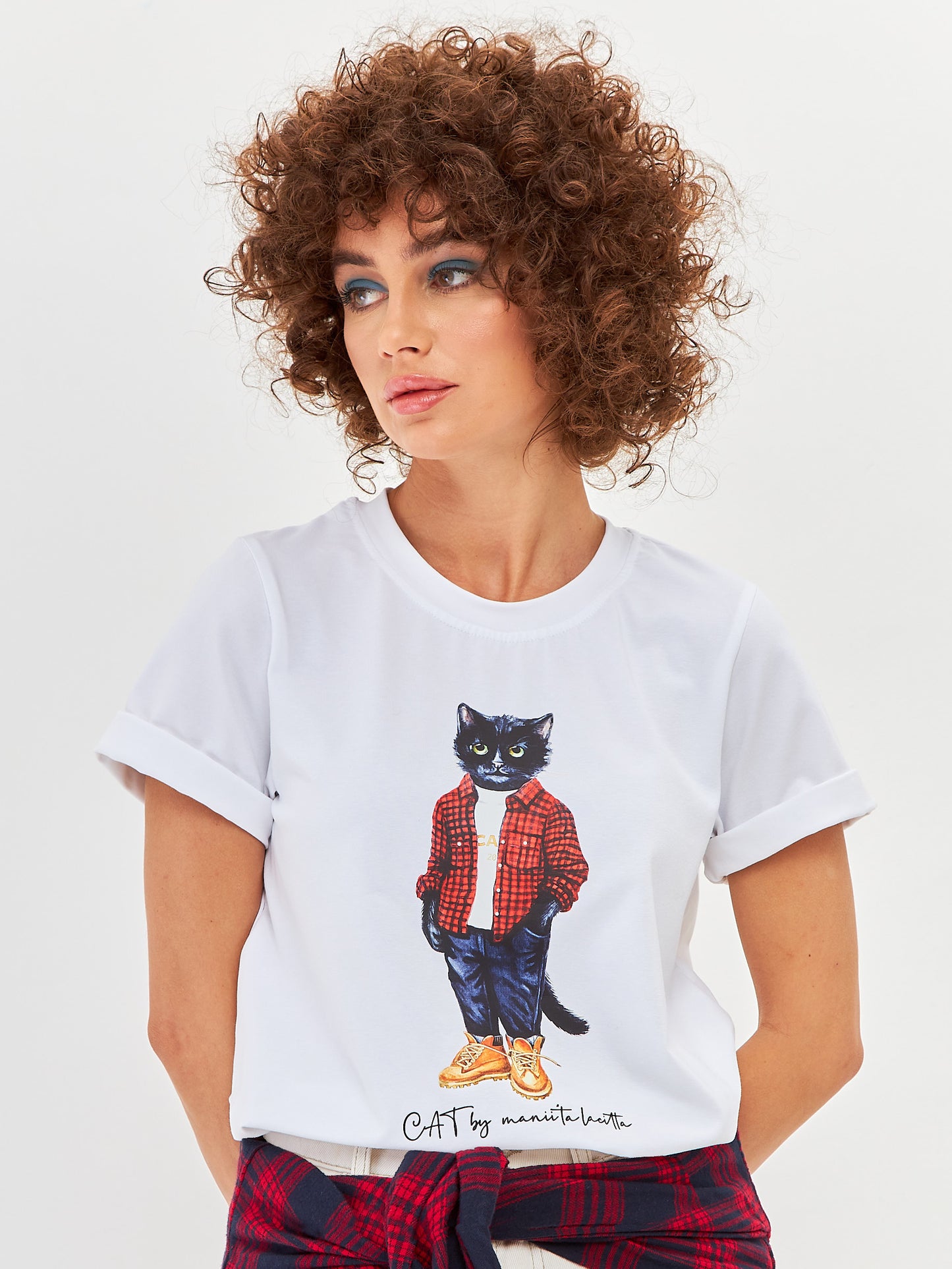 Pack of 2 printed T-shirts COUNTRY CAT