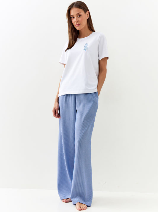 Blue pajama CATSLEEP - XS / Blue - Loungewear