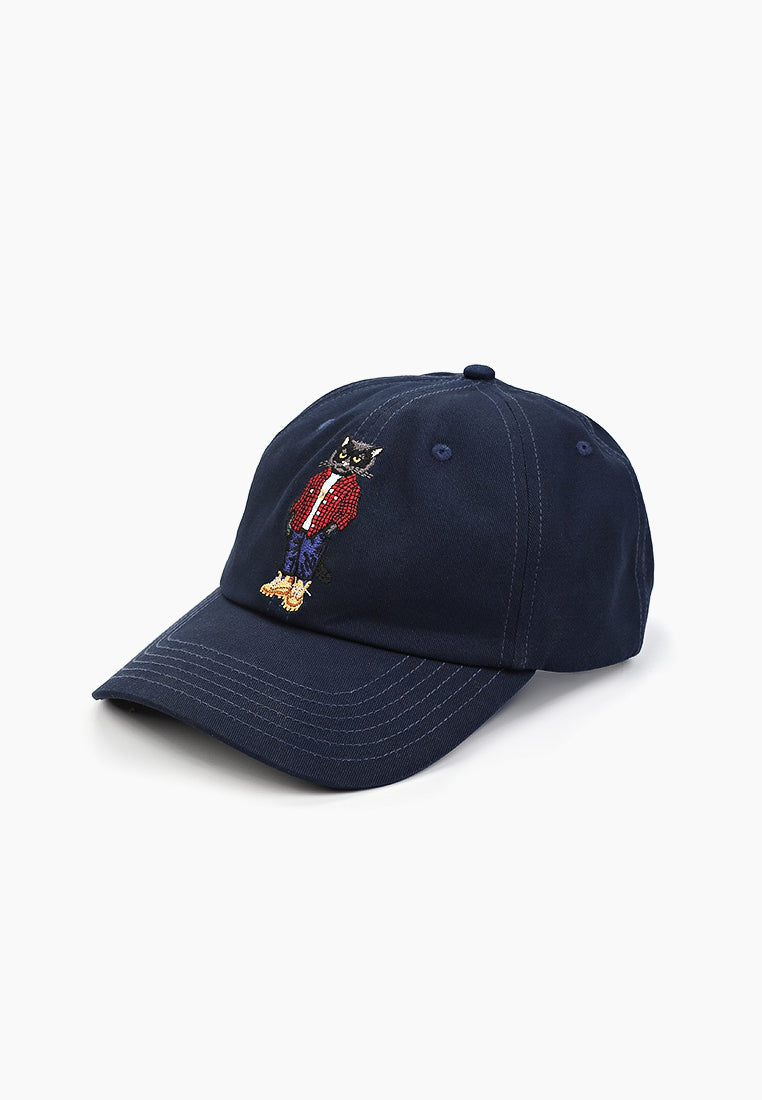 Cap navy with COUNTRY CAT - One size / Blue / Regular