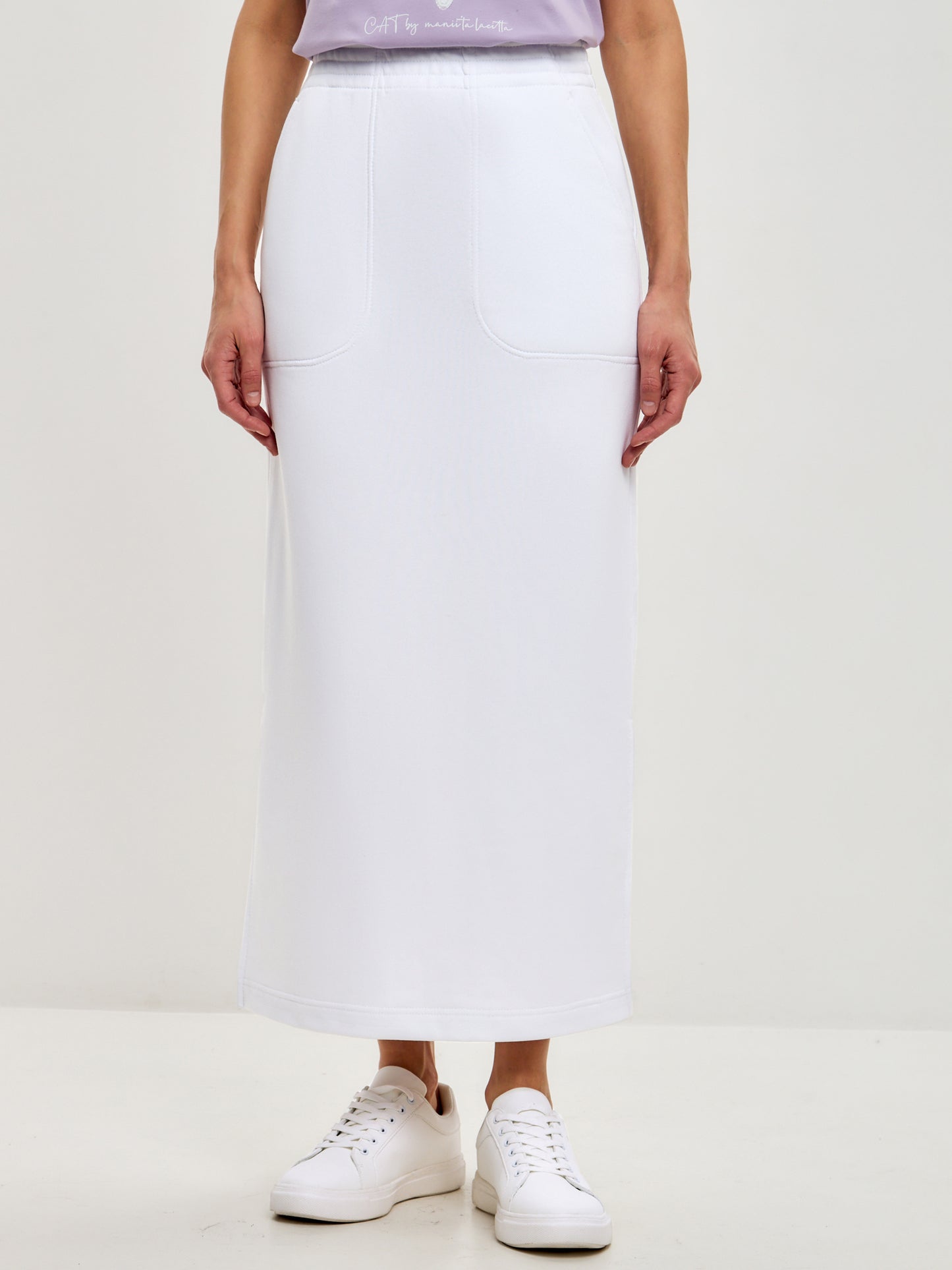 White Women's skirt MIDI