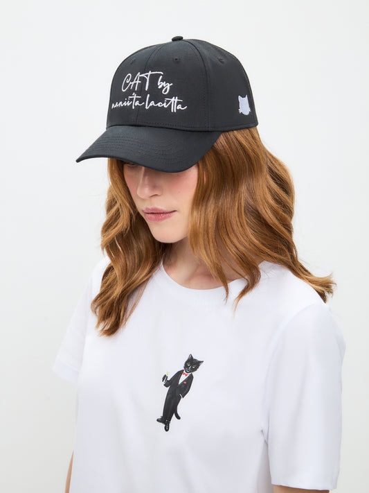 Black Cap with LOGO CAT