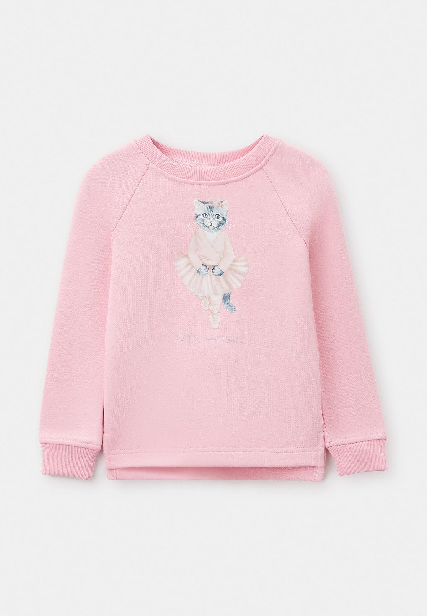 Pink Printed sweatshirt BALLET CAT