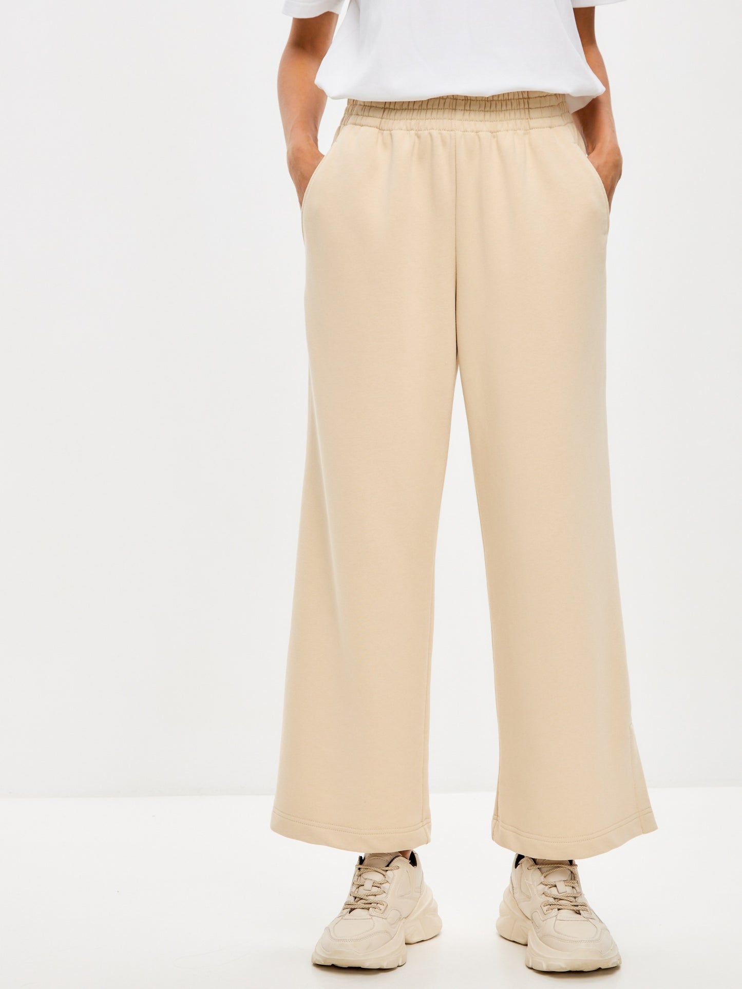 Beige Women’s culottes CAT - XS / Beige / Regular - Bottom