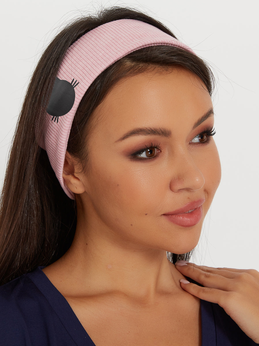 Pink Headband with CAT - One size / Pink / Regular