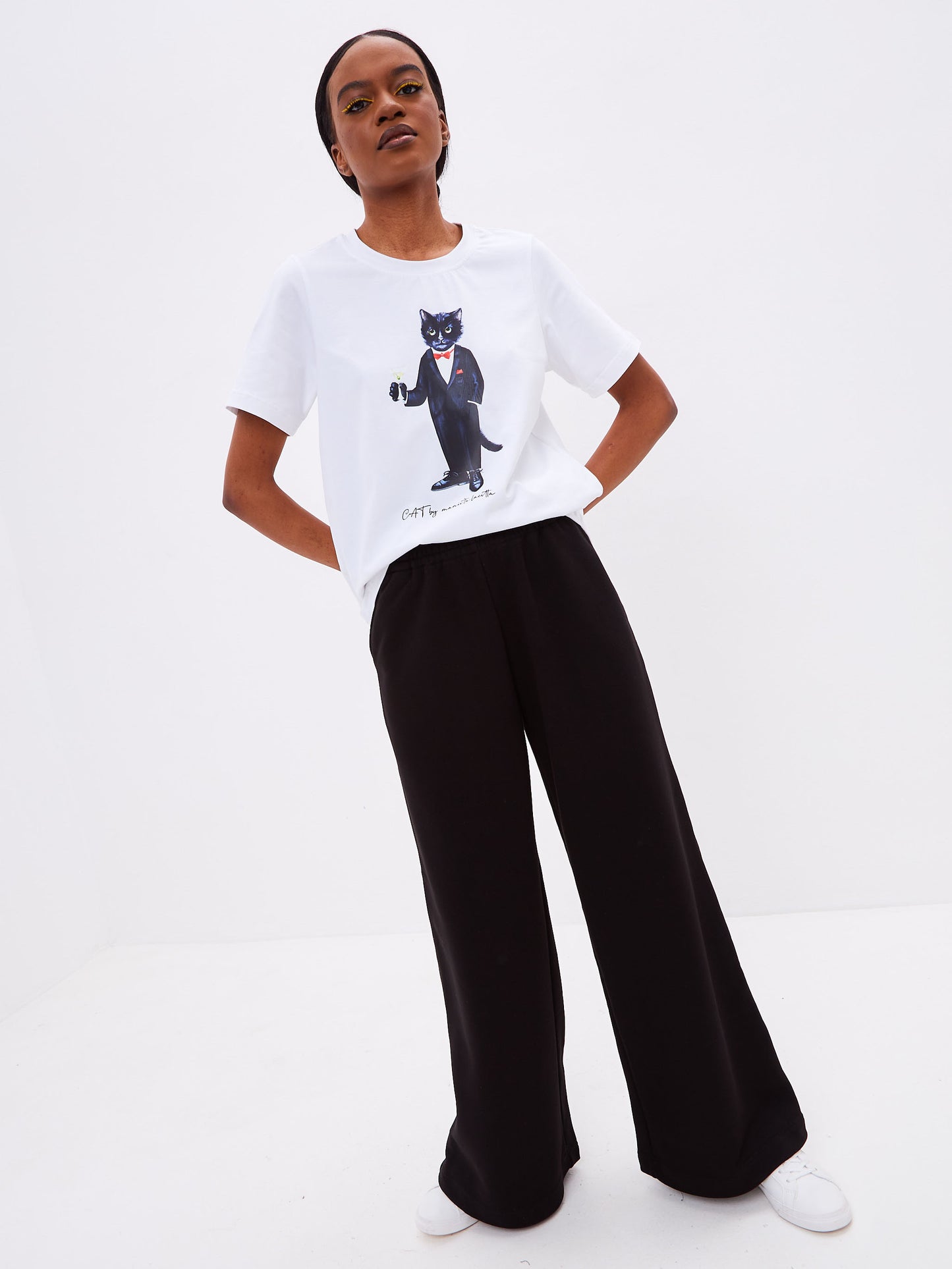 Pantalón mujer negro CAT