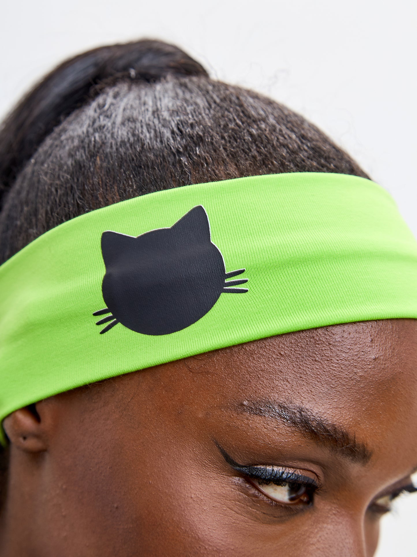 Green Headband with CAT