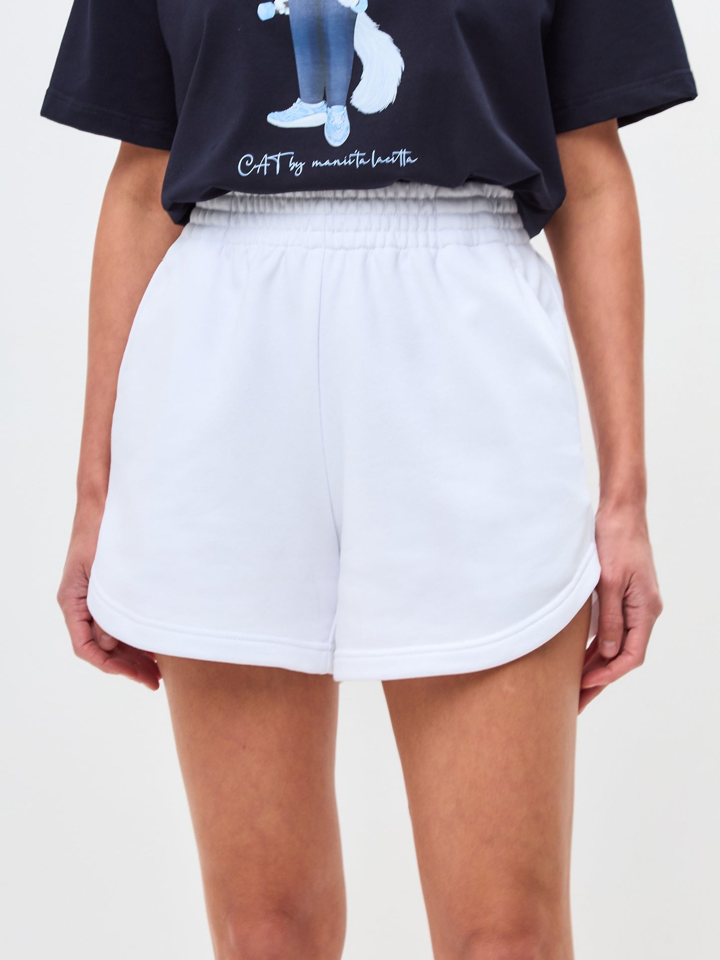 White Women's CATshorts