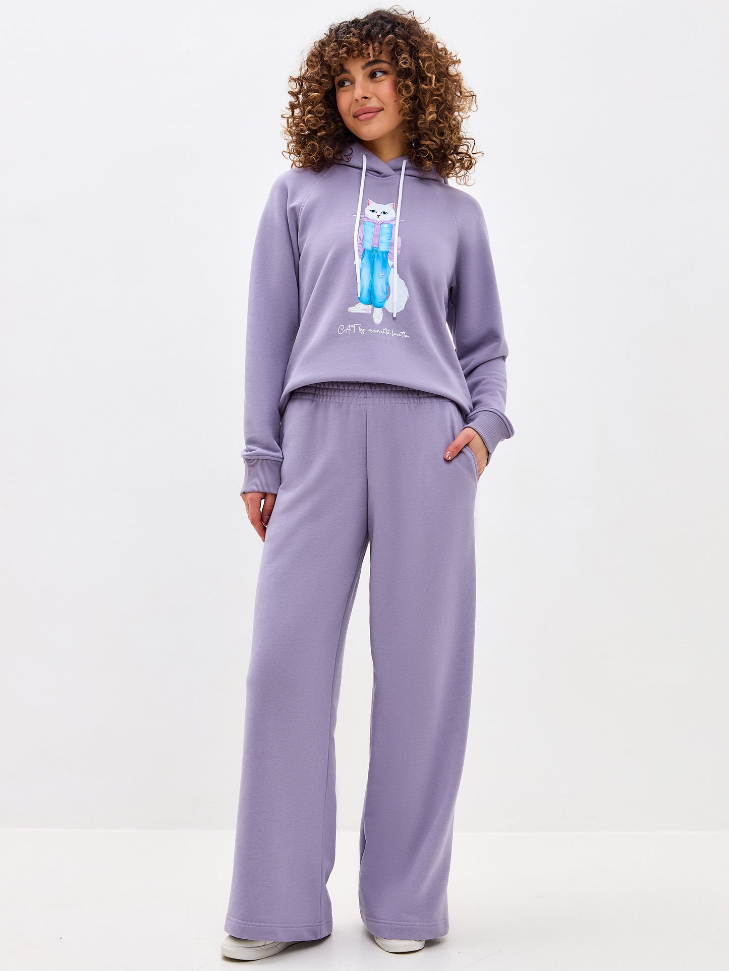 Purple Women's sweatpants  CAT