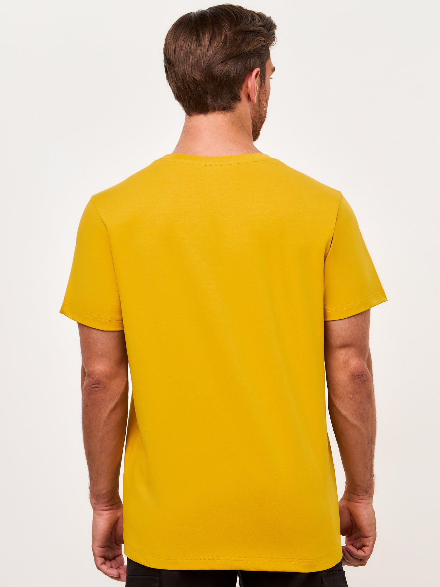 Yellow Printed T-shirt TRAVEL CAT