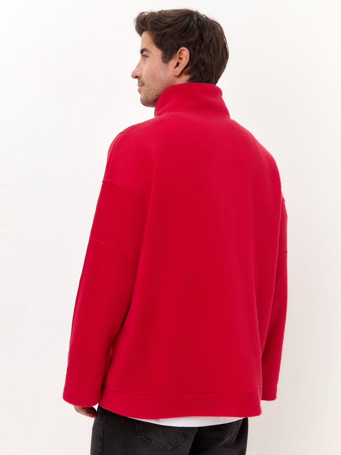 Red Fleece sweatshirt CATFLEESM