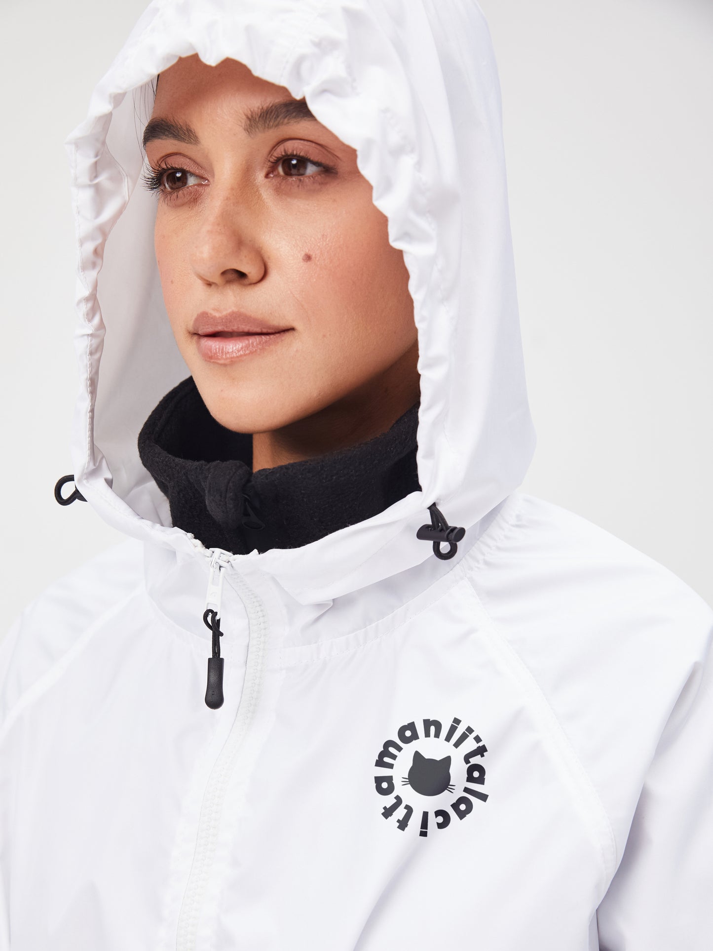 White windbreaker jacket CATWIND - Jacket