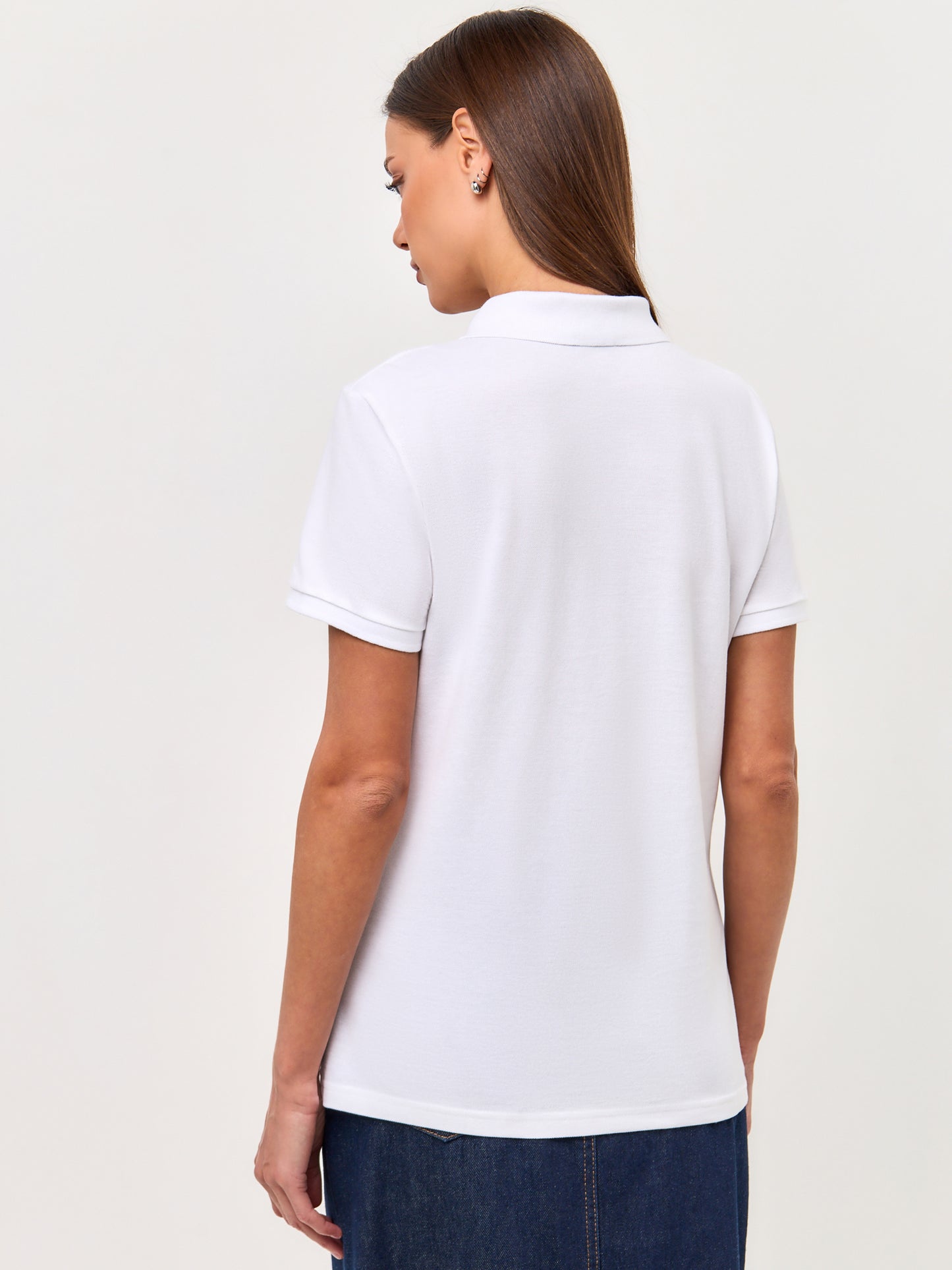 White Polo T-shirt CAT - Polo t-shirt & dress