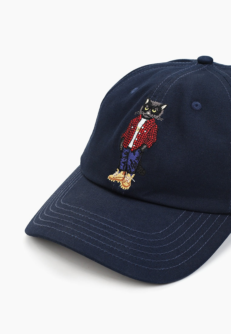 Cap navy with COUNTRY CAT - One size / Blue / Regular