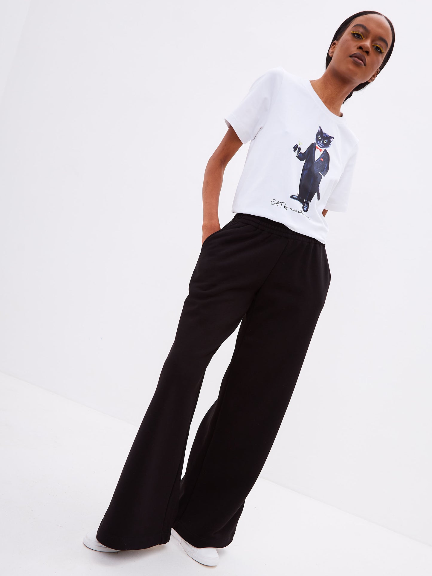 Pantalón mujer negro CAT