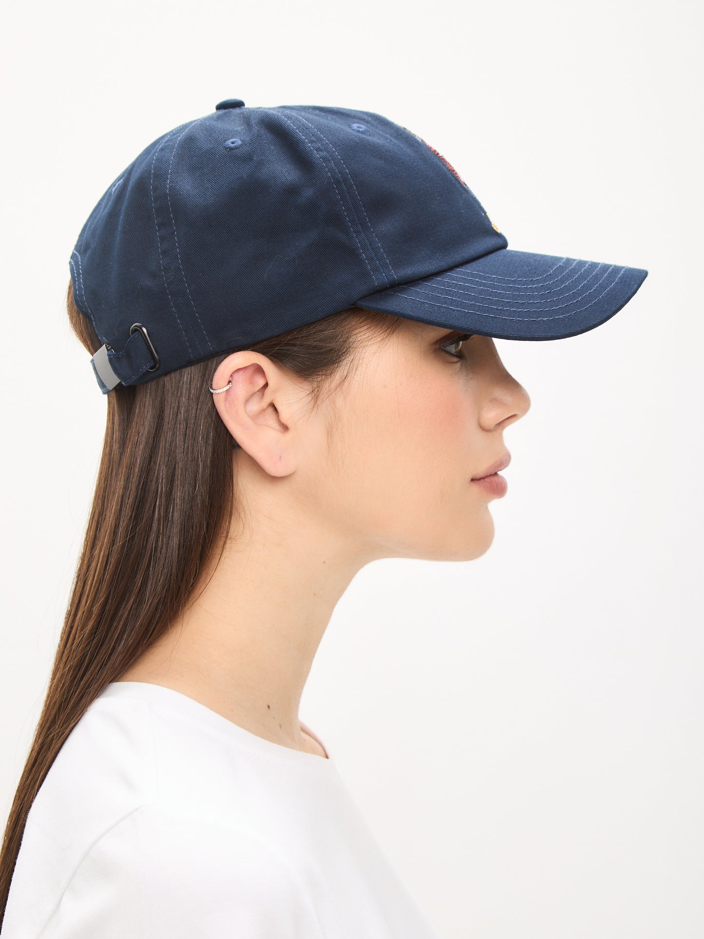 Cap navy with COUNTRY CAT - One size / Blue / Regular