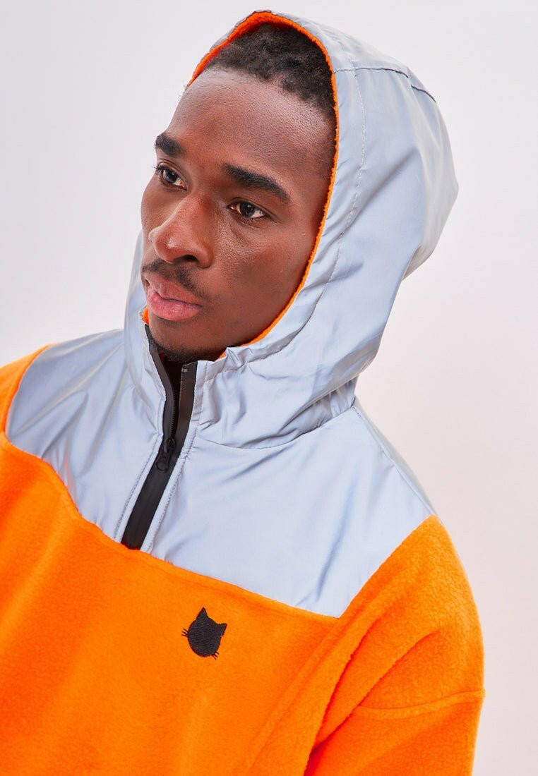 Orange blue hoodie best sale