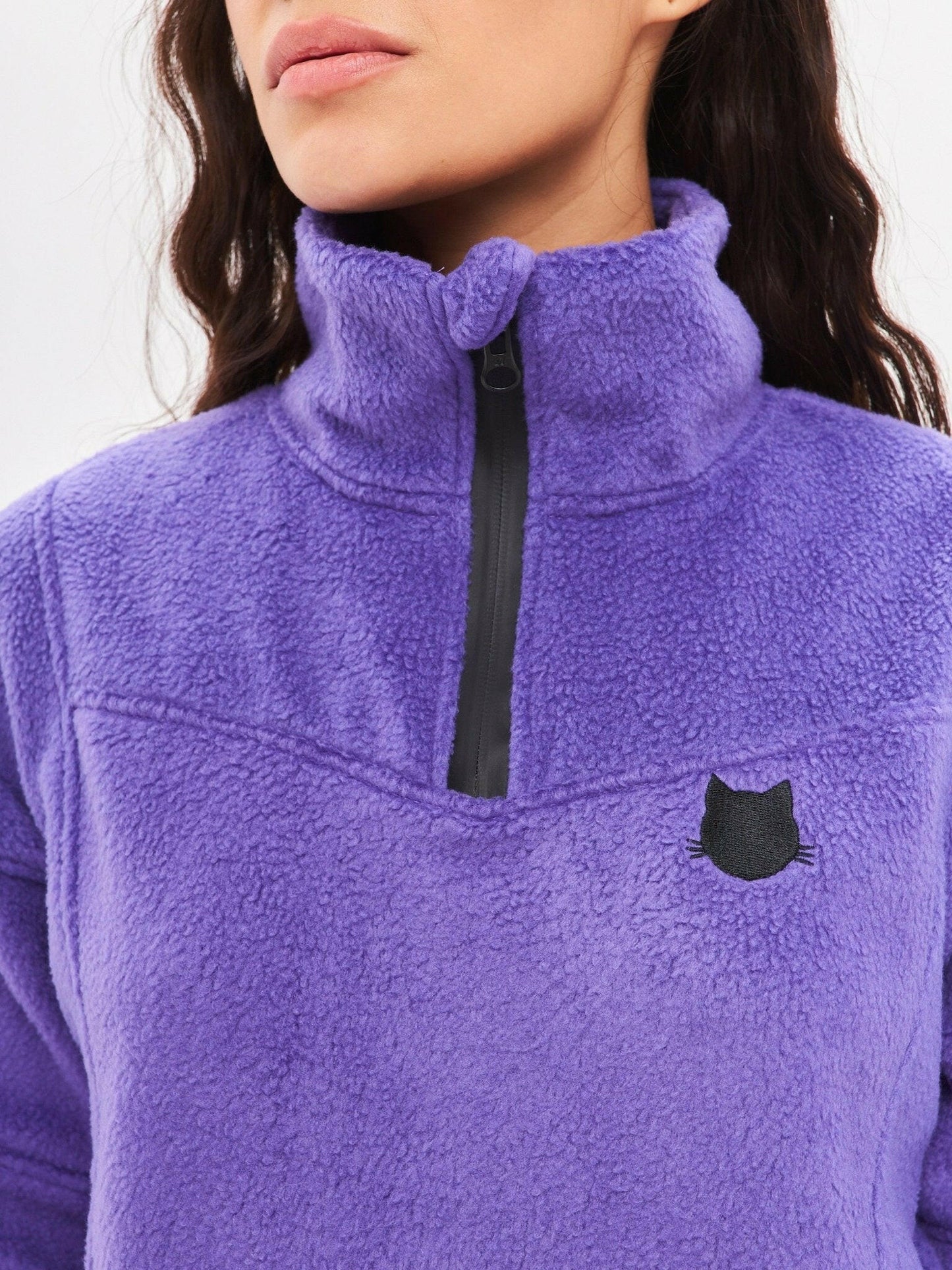 Fleece sweatshirt CATFLEES - Maniita Lacitta