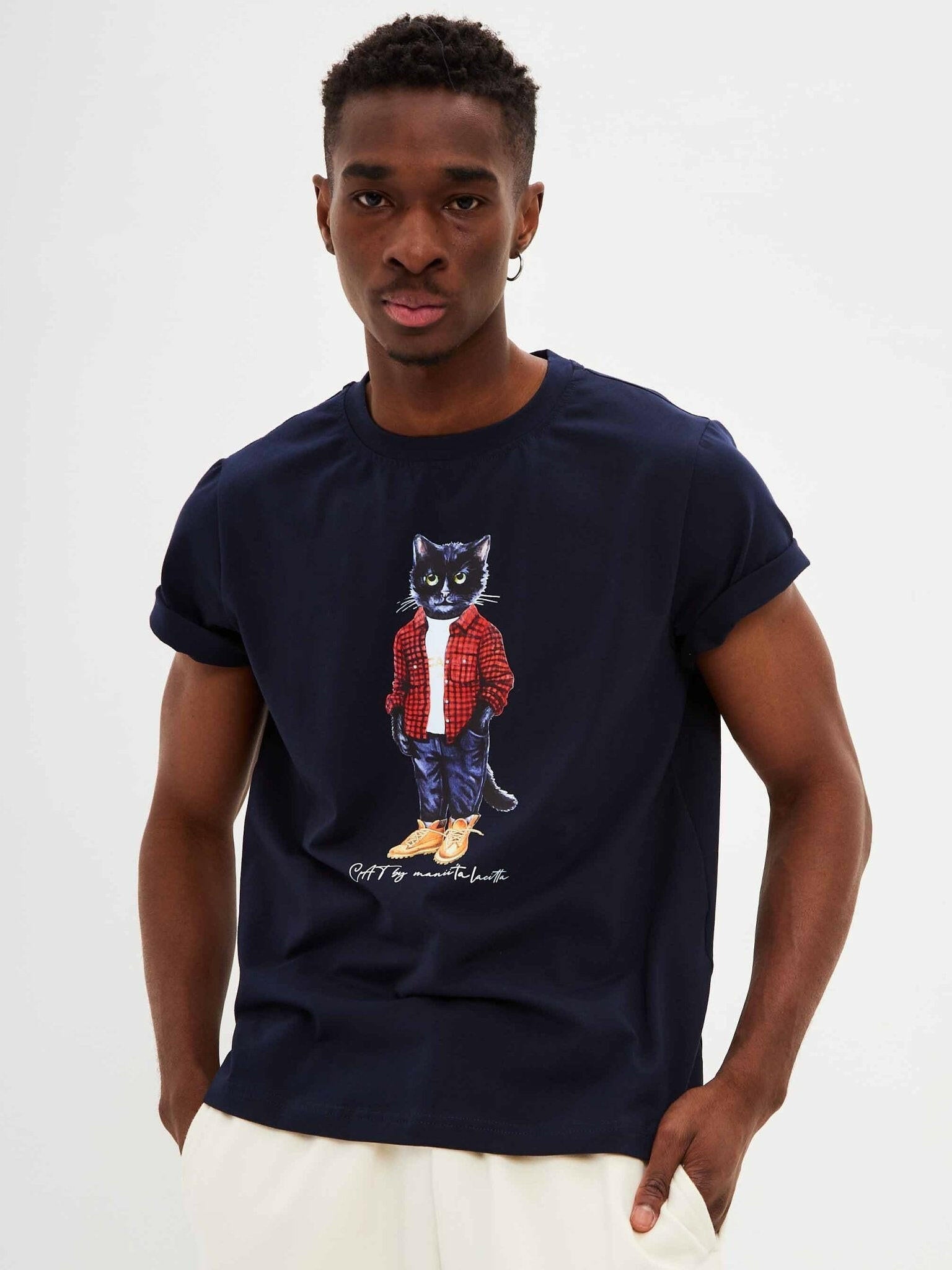 Clothes for men with a Cat by Maniita Lacitta