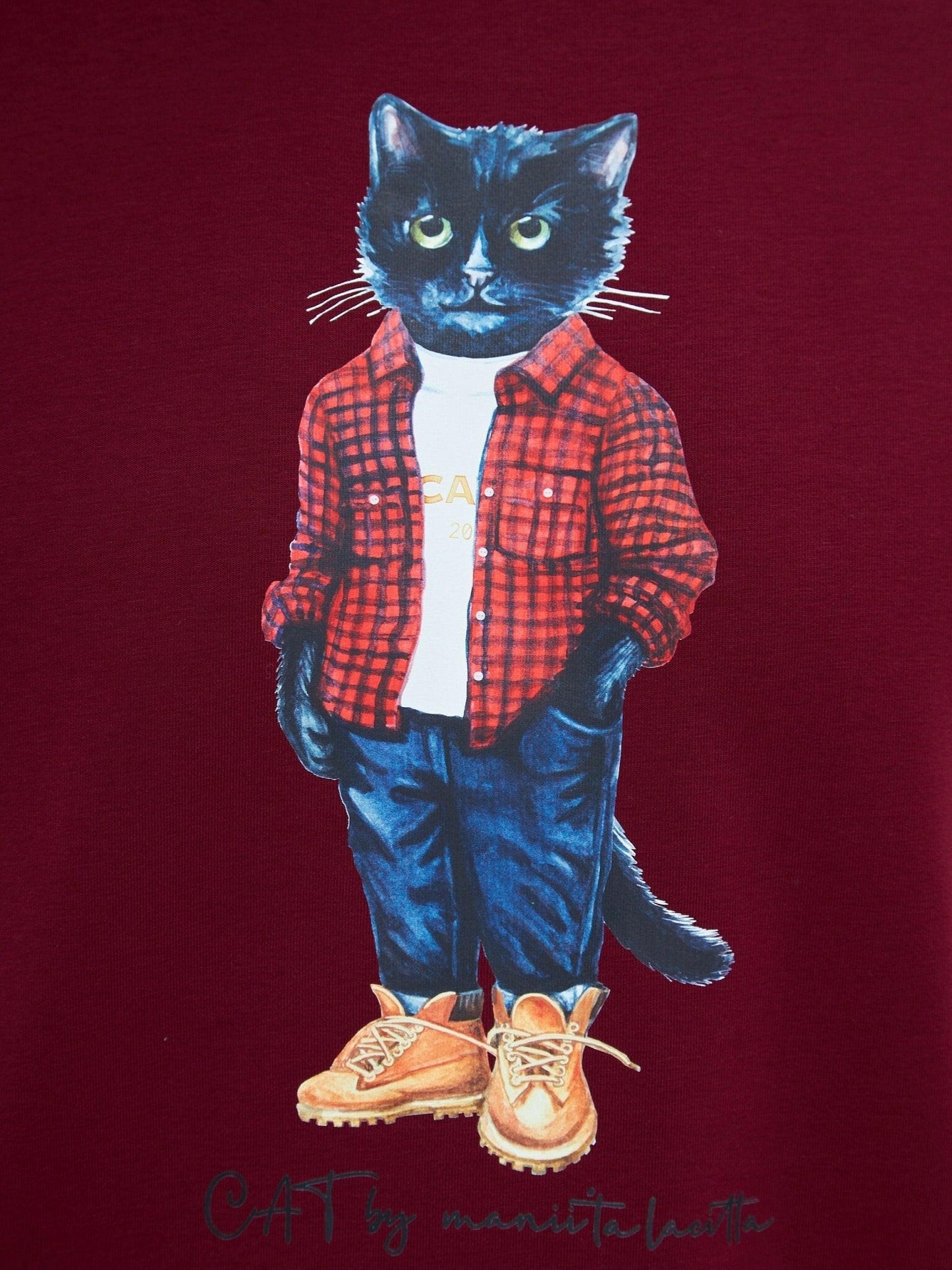 Printed T-shirt COUNTRY CAT - Maniita Lacitta