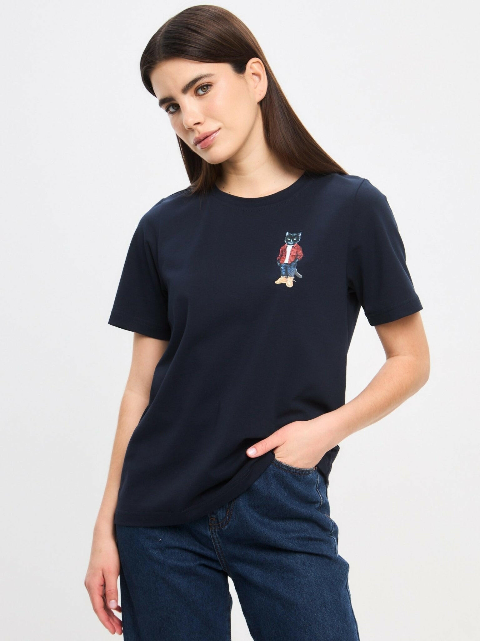 Printed T-shirt COUNTRY CAT - Maniita Lacitta