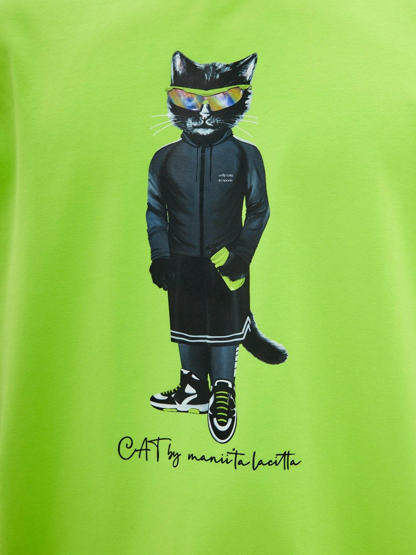 Printed T-shirt SPORT CAT - Maniita Lacitta